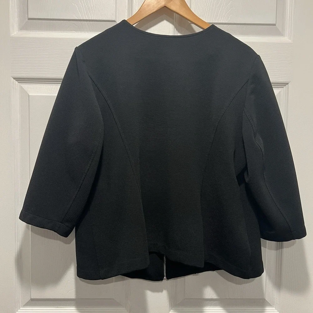 Roz & Ali Black Blazer Size 1X - Picture 4 of 6